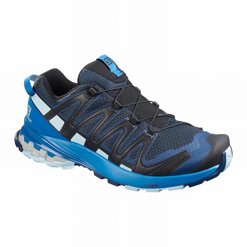 Salomon Israel XA PRO 3D V8 - Mens Hiking Shoes - Royal (AWJL-96705)